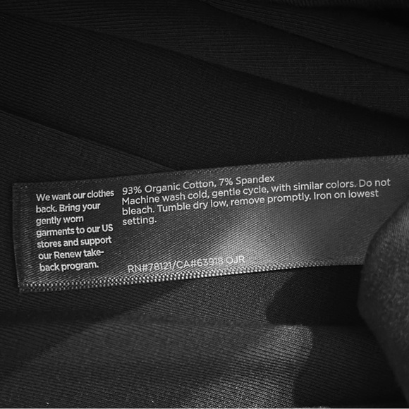 Eileen Fisher NWT Pima Cotton Stretch Jersey Pintuck Ankle Black Pant Size S - Picture 9 of 9